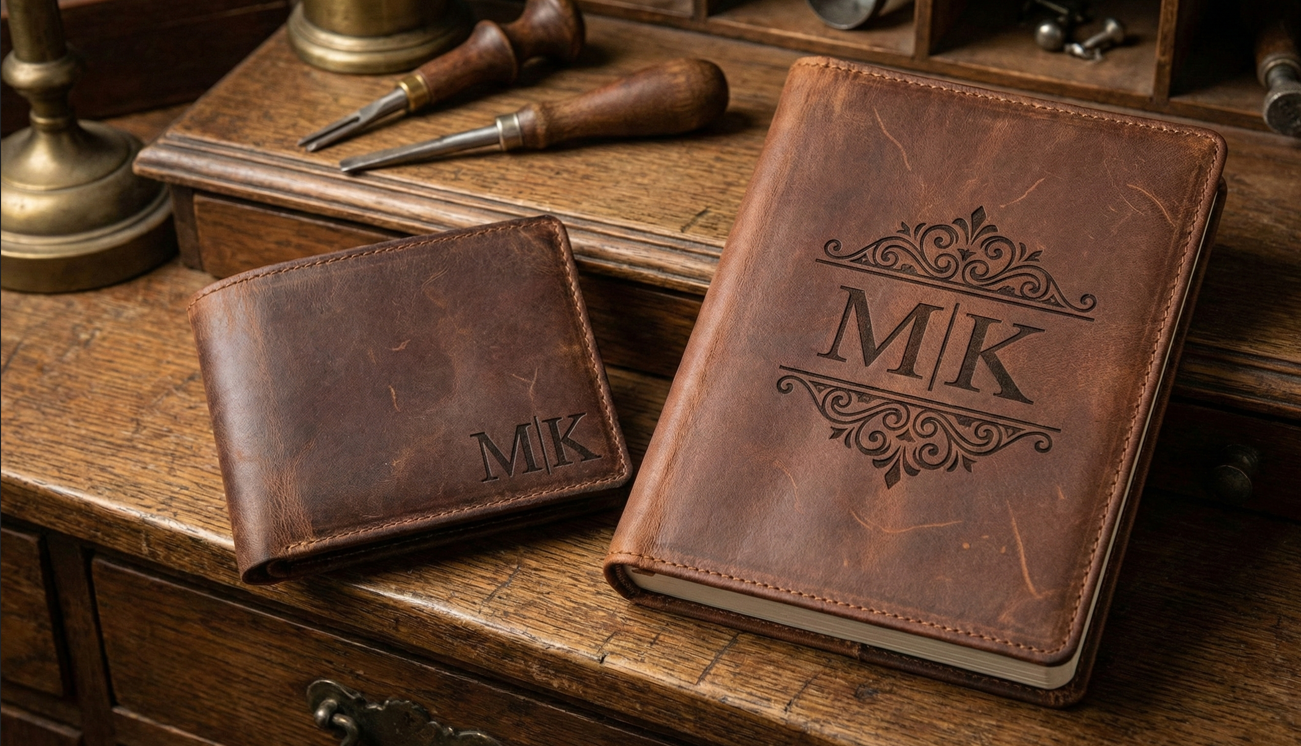 本革・合皮彫刻サンプル